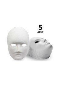 Resim 5 Adet. Karton Maske. Boyanabilir. Eğitici Maske Boyama. Etkinlik 