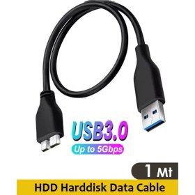 Resim Vwin USB 3.0 Taşınabilir HDD Harddisk Kablosu, Micro Usb-B, Yüksek Hızlı Veri Aktarımı (1 Metre) 