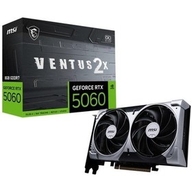 Resim Msi Geforce Rtx5060 Ventus 2x 8g Oc Gddr7 128bit Gaming Oyuncu Ekran Kartı 