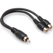 Resim Hytech HY-B100 0.3m RCA M To 2 RCA F Kablosu 