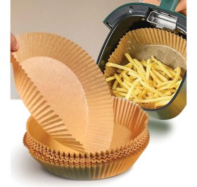 Resim Esmo Home Roll-Up Airfryer Pişirme Kağıdı Yuvarlak 20CM 50 + 5 Adet (5 Adet Hediye) 