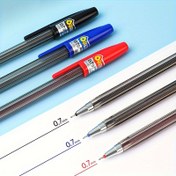 Resim 5/6 B79 Yağ Bazlı Kalem Paketi, 0.7Mm İnce Uç, Faturalar için Büyük Kapasite, Üç Renk Seçeneği: Notlar için Mavi, Düzeltmeleri Vurgulamak için Kırmızı ve Ofis Kullanımı için Siyah. 