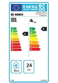 Resim Bosch Condens 2200i W 24/25 kW (20.000 Kcal) Tam Yoğuşmalı Kombi 