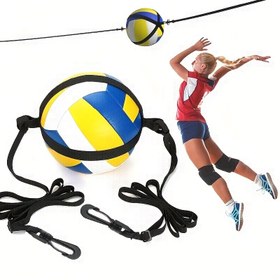 Resim 1 Set Elastik Atlama Dokunuş Yüksek Voleybol Sivrisinek Eğitmeni Ayarlanabilir Voleybol Eğitimi Yardımcıları ile, Spor ve Dış Mekan Ekipmanları, Voleybol Eğitimi Malzemeleri, Hediye Seti, Hediye 