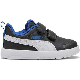 Resim Puma Courtflex V3 V Inf Grı Erkek Çocuk Sneaker Gri-Beyaz 