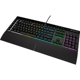 Resim CORSAIR K55 RGB PRO Klavye, Bölgesel RGB LED Rubberdome (CH-9226765-TR) 