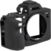 Resim Fototek Sony A7S Iıı Fotoğraf Makinesi Uyumlu Siyah Silikon Kılıf Koruma Kılıfı A7S 3 Silikon Case 