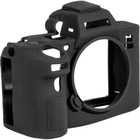 Resim Fototek Sony A7S Iıı Fotoğraf Makinesi Uyumlu Siyah Silikon Kılıf Koruma Kılıfı A7S 3 Silikon Case 