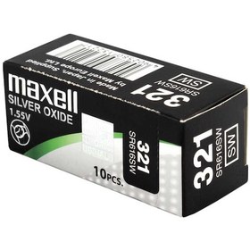 Resim Maxell 321 SR616SW 1.55V Silver Oxide Saat Pili 10'lu 