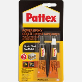 Resim Pattex Epoksi Güçlü Yapıştırıcı - Sıvı Metal 2x11 Ml 