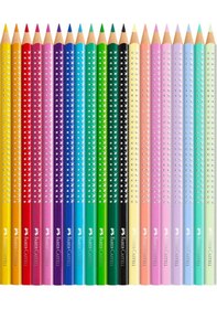 Resim Faber-Castell Sparkle Boya Kalemi, 20’li, Kelebek Şeklinde Metal Kutu, Efektli ve Pastel Renkler 