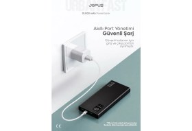 Resim Jopus 10000MAH Powerbank Pd 22,5W Hızlı Şarj - Dijital Ekranlı - Taşınabilir Şarj Cihazı - JP-P12 