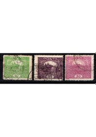 Resim Çekoslovakya 1918 Posta Pulları 10,25,30h Ws2204 