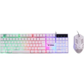 Resim Torima TMK-03 Gaming Rgb Işıklı Kablolu Q Klavye Ve Mouse Seti 