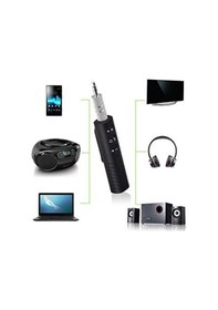 Resim Bluetooth Aux Kiti Araç Kiti 3.5 Mm Aux Ses Bluetooth Adaptör 