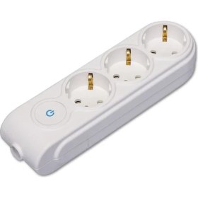 Resim Makel Yeni Nesil Grup Priz Çocuk Korumalı Üçlü Anahtarlı 