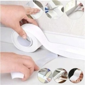Resim Cmt Su Sızdırmaz Bant Mutfak Banyo Lavabo Küvet Kenar Bandı Su Nem Geçirmez Bant 3.2 Metre 