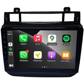 Resim Oskodi Volkswagen Touareg Android Carplay Multimedya 2010-2020 4gb Ram + 64gb Hafıza 