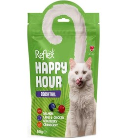 Resim Reflex Happy Hour Tam Destek Karışık Kedi Ödülü 60 G 