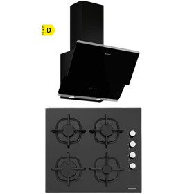 Resim Silverline CS5343B01 - 3490 Oslo Siyah Ankastre Set 