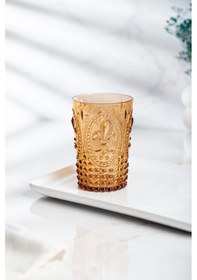 Resim Akrilik Bal Tekli Kısa Bardak & Su Meşrubat Kahve Yanı Bardağı 400 Ml Cam Değildir Bal 