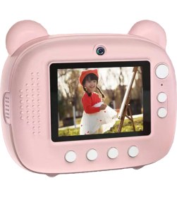 Resim Torima TRM-CMR14 Pembe Dijital Video Kayıt Fotoğraf Çocuk Kamerası Anlık Termal Resim Kağıt Baskılı Yazıcı 