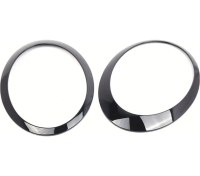 Resim Cloudstore Bmw Mini R50 R52 R53 Far Dekorasyon Halkası Siyah Başlık Çerçevesi Yedek Parça 