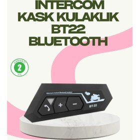 Resim Teknodayım Bluetooth 5.0 Edr Kask Kulaklık Yüksek Ses Kalitesi ve Gürültü Önleme 