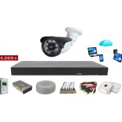 Resim Yıldırım Group 1'li 5mp Sony Lensli Kamera +H265 Kayıt Cihazı Güvenlik Kamerası Seti 