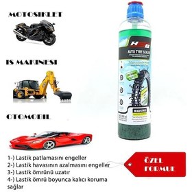 Resim Lastik Tamir Kiti, Lastik Tamir Sıvısı 500ml 