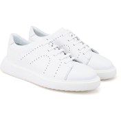 Resim Desa Parker Beyaz Erkek Deri Spor Ayakkabı 