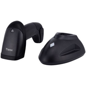Resim Tiwox Tıwox VSW-222 2d Karekod Kablosuz USB Barkod Okuyucu + Batarya + Cradle 