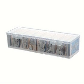 Resim Şeffaf Koleksiyon Kartı Depolama Kutusu: Toz Korumalı Kapak, Küçük Kart Kutusu, Plastik Malzeme, Vintage Tarz, Şapka Kapatma, El Sanatları, Boncuk Depolama, Boncuk ve Takı Yapımı 