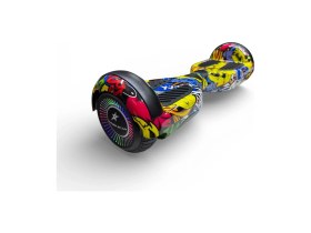 Resim RYDER STAR Elektrikli Kaykay Hoverboard 6.5 Inch Bluetooth Hoparlörlü Otomatik Akıllı Denge - RS-S5 Apato Grafiti 