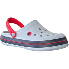 Resim Akınal Bella E195 Gri-lacivert Kadın Hastane Sabo Terlik Sandalet 6860 Çok Renkli 