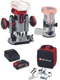 Resim Einhell TP-RO 18 Set Li BL 1x2.5ah Akülü Kömürsüz Freze 