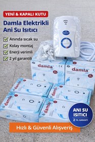 Resim Damla Elektrikli Ani Su Isıtıcı Şohben – Anında Sıcak Su – 2 Yıl Garantili 