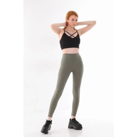 Resim Kadın Hafif Korseli Şardonlu Fitilli Toparlayıcı Kışlık Tayt 