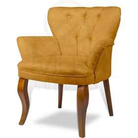 Resim Home Kollu Model Ahşap Ayaklı Tekli Berjer Bahçe Balkon Salon Çay Seti Koltuk Takımı 