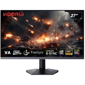 Resim Koorui GN02 27" 1 MS 240 Hz FreeSync Full HD VA LED Monitör 