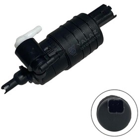 Resim ROCKSWELL 12v Su Fıskiye Motoru Çift Çıkış (SOKETLİ) Renault Clıo/megane/kangoo 