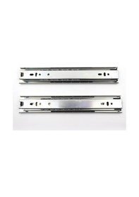 Resim Canex Teleskopik Bilyalı Ray 43x45 Cm Çekmece Rayı Takım Gri 