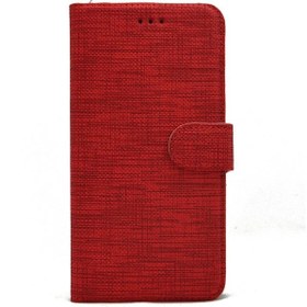 Resim Samsung Galaxy S21 Ultra Standlı Kartvizitli Exclusive Spor Cüzdan Kırmızı Kılıf 