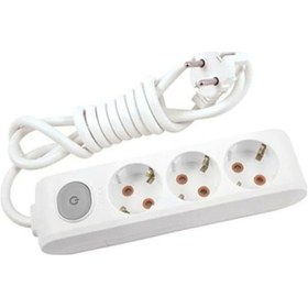 Resim Viko 3 Lü 5 Mt Anahtarlı Multilet Priz 