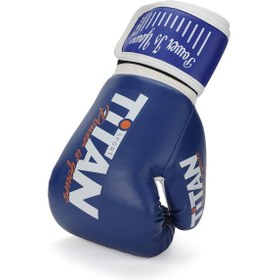 Resim Titan Sport Mavi Boks Eldiveni 8 Oz Mavi 