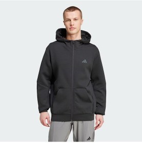 Resim Adidas Designed For Training Full-zip Track Erkek Sweatshirt C-adııy1131e50a00 Siyah 