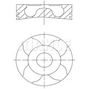 Resim MAHLE 0100410 Piston + Segman Std ( - 0.20Mm ) 69.6 Mm ( Fiat : Albea 1.3Jtd Opel : Corsa 1.3 Cdti ) (WT988772) 