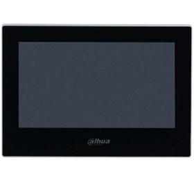 Resim Dahua VTH2621G-P 7" TFT LCD Dokunmatik Ekran Çok Yönlü Mikrofon Villa Tipi İntercom İç Ünite Siyah Kasa 