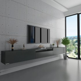Resim Myniture Duvara Monte Tv Sehpası Antrasit S6109-4 