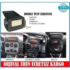 Resim Peugeot Bipper Nemo Fiorino Double Oto Teyp Çerçevesi 2008-2016 